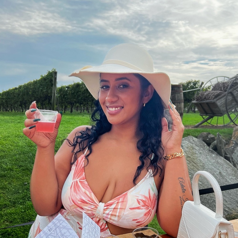 Womens Ivory Floppy Hat
